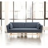 Large Vintage Sofa blue Velvet