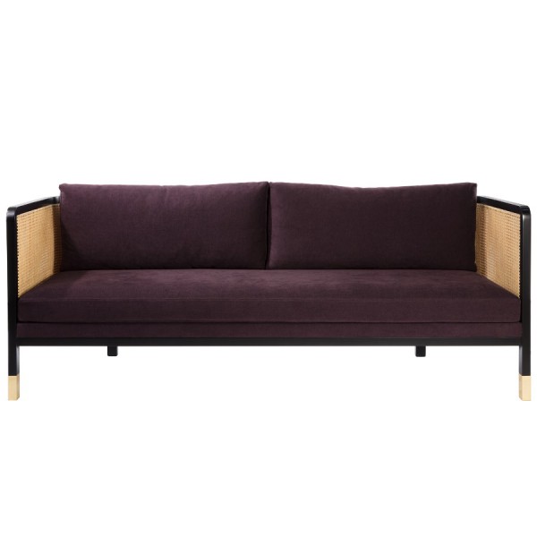 Large Caning Sofa Purple