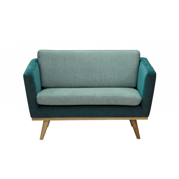 Vintage Sofa Bicolor Blue