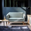 Vintage Sofa blue velvet
