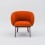 Fauteuil douillet Orange