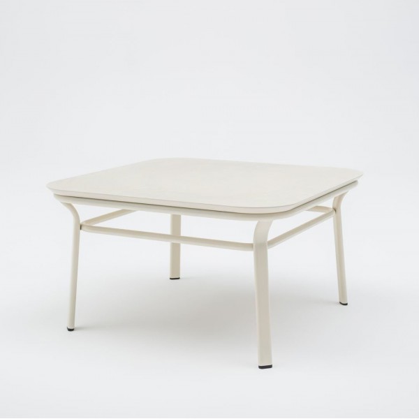 Table basse Grace Carrée blanche