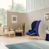 Mesh Armchair Large Shield Blue