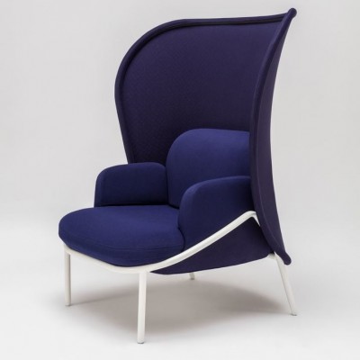 Mesh Armchair Large Shield Blue