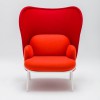 Mesh Armchair Large Shield Red