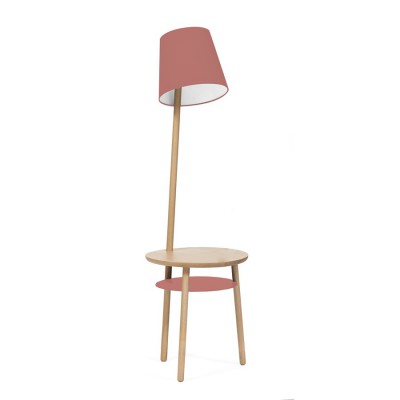 Pedestal Lamp Josette Pink