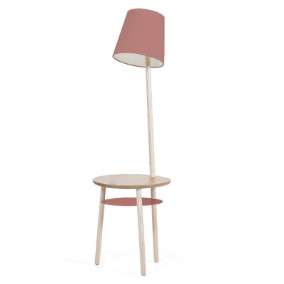 Pedestal Lamp Josette Pink