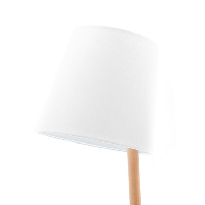 Pedestal Lamp Josette White