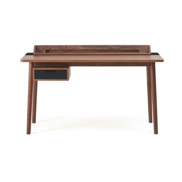 Honoré Desk walnut and grey dark