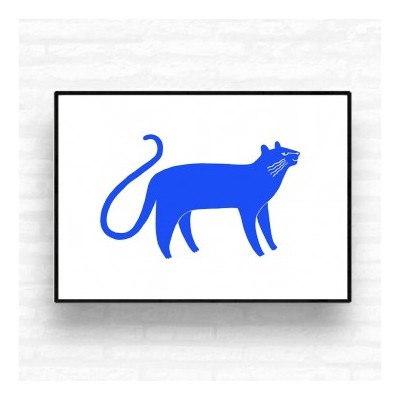 Affiche "Blue Panther"