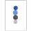 Illustration blue circles