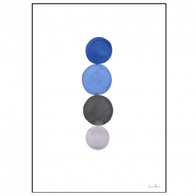 Illustration blue circles