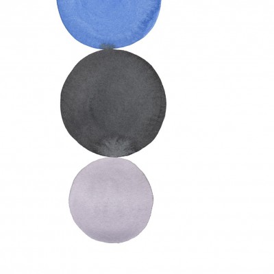 Illustration blue circles