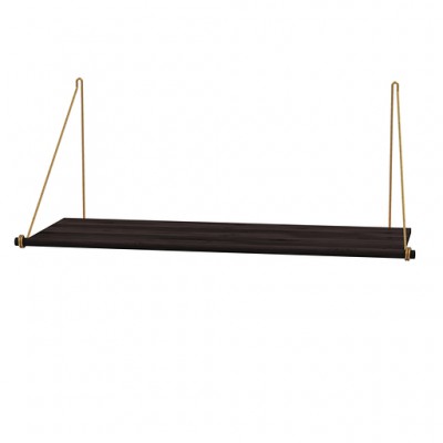 Loop Shelf black & Brass