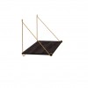 Loop Shelf black & Brass