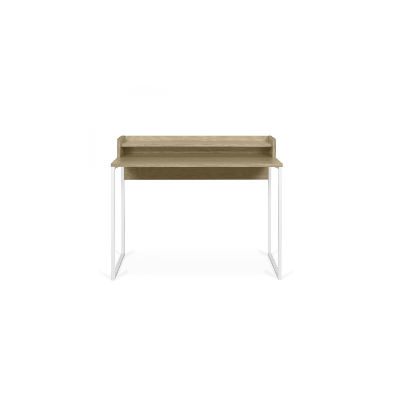 Bureau Rise 100cm - chêne/blanc Moderne, Design - TEMAHOME