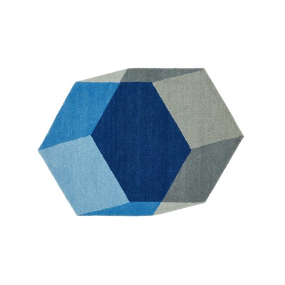 Tapis Relief bleu