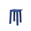 Tabouret Velours Bleu