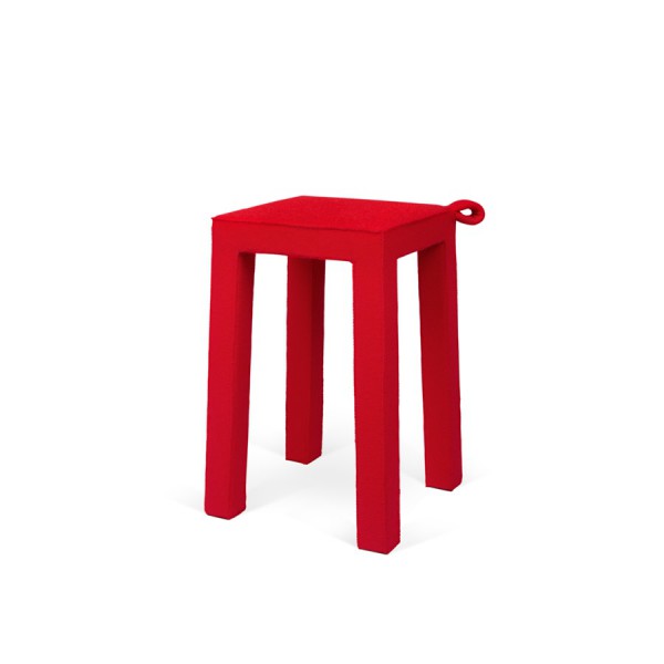 Handle Red Stool