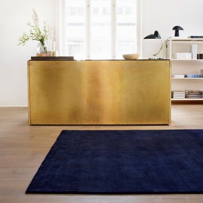 Tapis Bambou Terre Bleu