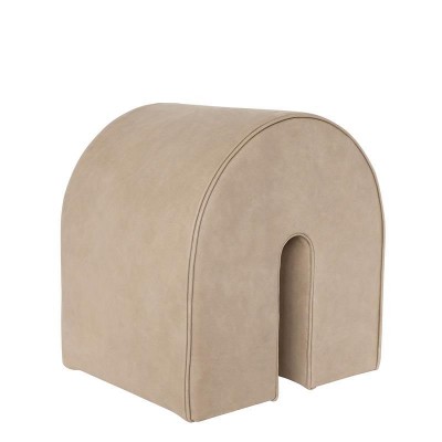 Curved pouf