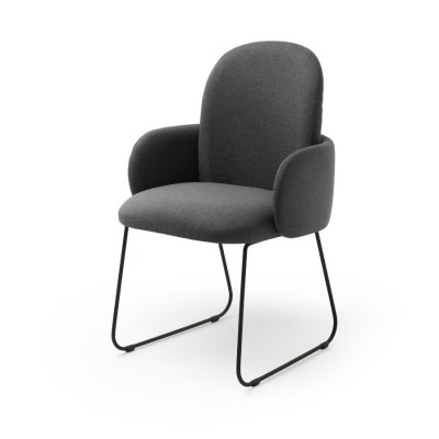 Dost dark grey dining chair