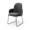 Fauteuil de Table Gris foncé