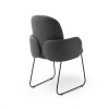 Dost dark grey dining chair