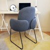 Dost dark grey dining chair