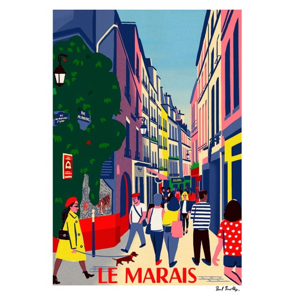 Affiche "Le Marais"