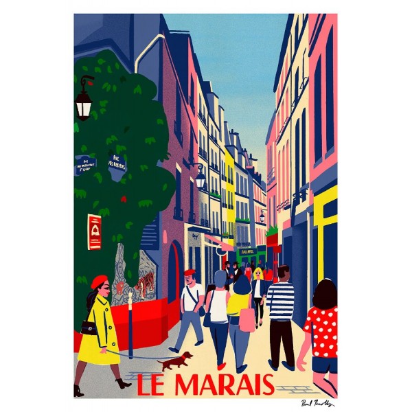 "Le Marais" Print