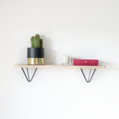 DIY Black shelf