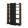 Black & Walnut Niko Bookcase