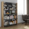 Black & Oak Niko Bookcase