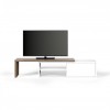 Meuble TV Modulaire noyer & blanc