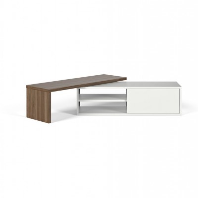 Move Tv Table walnut & white