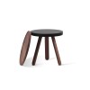 Walnut & Black Small Tray Batea Table