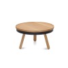 Medium Tray Batea Table Oak & Black