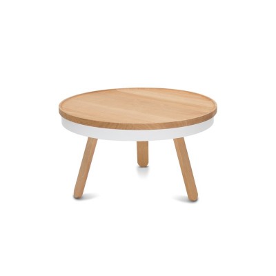 Medium Tray Batea Table Oak & White