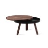 Medium Tray Batea Table Walnut & Black