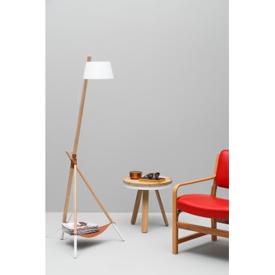 KA M White Reading Floor Lamp