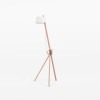 KA M White Reading Floor Lamp