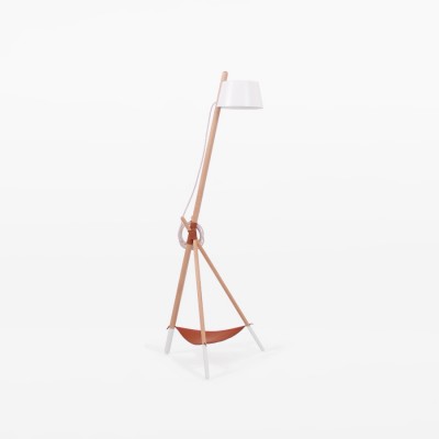 KA M White Reading Floor Lamp