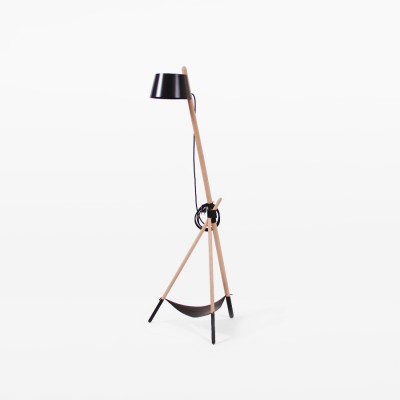 KA M Black Reading Floor Lamp