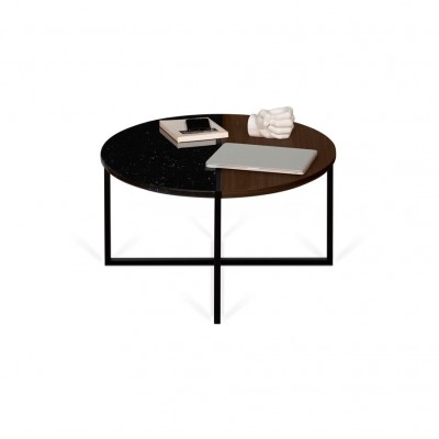Sonatta Walnut and Black Coffee table