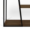 Albi Bookcase Light walnut & Black