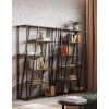 Albi Bookcase Light walnut & Black