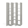 Twin Bookcase Grey