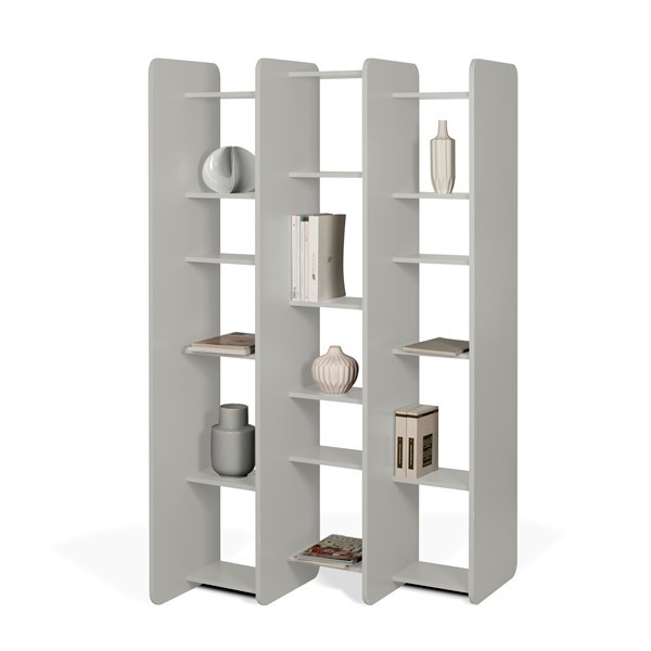 Twin Bookcase Grey