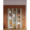 Twin Bookcase Grey